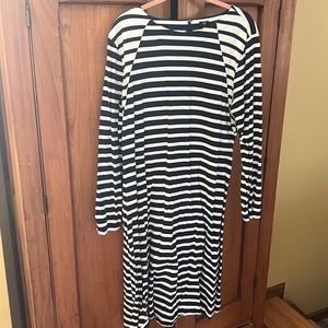 J. Crew 365 long sleeve striped dress, size XXL Tall
